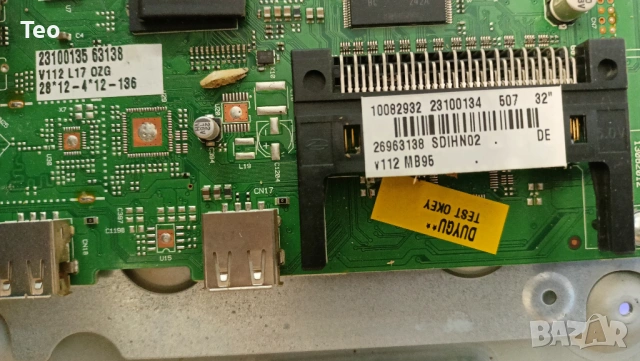 TELEFUNKEN LE32F125Q2  със счупена матрица LTA320HN02, снимка 3 - Части и Платки - 53519786