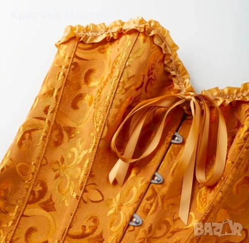 Дамски корсет и прашки KRS-DANT, 2 Части, Дантела, Бял, XS/S. m, снимка 13 - Корсети, бюстиета, топове - 53824582