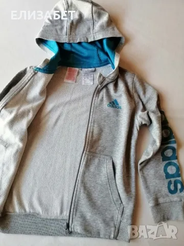 Суичър Adidas, р. 128, снимка 2 - Детски анцузи и суичери - 48615885