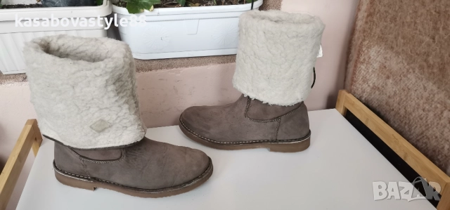 Ботуши от естествена кожа 40. 5н., снимка 5 - Дамски ботуши - 52907237