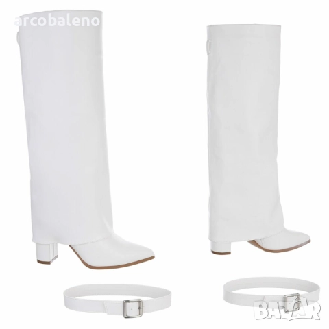 Дамски ботуши на висок ток, 4цвята , снимка 9 - Дамски ботуши - 52325436