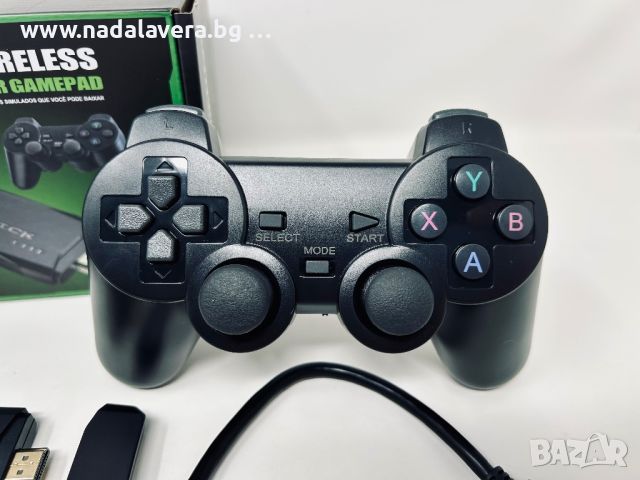 Безжична ретро конзола игра GAME STICK HD HDMI с 10000 игри и два джойстика, снимка 5 - Други игри и конзоли - 40951012