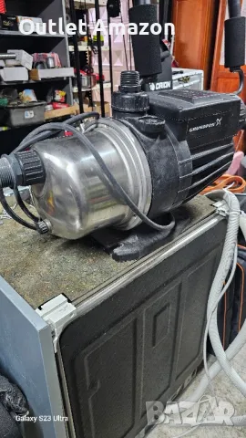 Самозасмукваща (хидрофорна) помпа MQ 3-35 Grundfos /850W

, снимка 2 - Водни помпи - 50379648