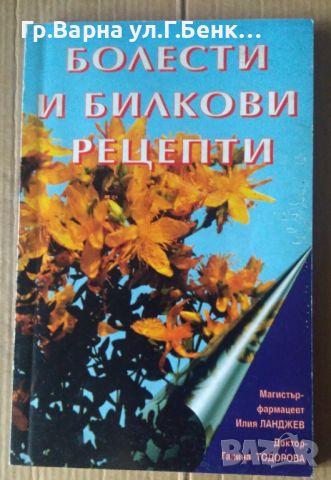 Болести и билкови рецепти Илия Ланджев, снимка 1 - Специализирана литература - 45671689