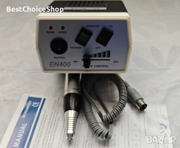 Професионална електрическа пила за маникюр / педикюр EN400 (KADS), снимка 6 - Продукти за маникюр - 53506173