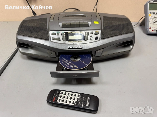 Cd радиокасетофон Panasonic Mp3!, снимка 4 - Радиокасетофони, транзистори - 54261507