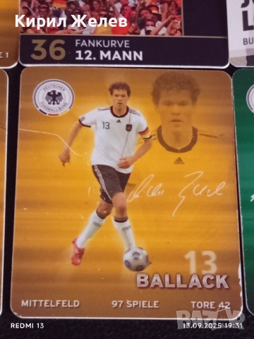 Колекционерски картички на футболисти САМИ КЕДИРА,ПЕР МЕРТЕЗАКЕР,МЕСУТ ЙОЗИЛ 51018, снимка 6 - Колекции - 51703852