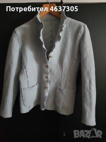 марково небесносиньо зимно сако