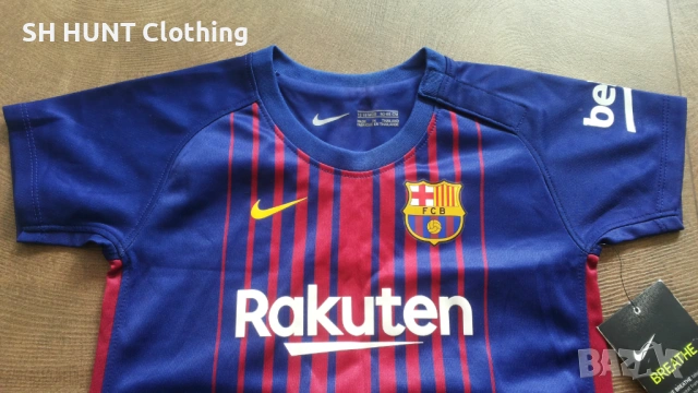 NIKE FC BARCELONA Baby Football T-Shirt Размер 12-18 месеца бебешка тениска Барселона 35-60, снимка 2 - Други - 53297449