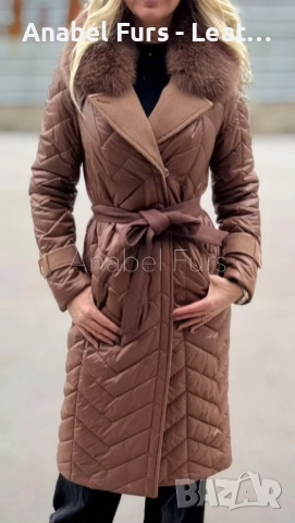 Дамски палта и якета с естествен косъм, снимка 5 - Палта, манта - 51932092
