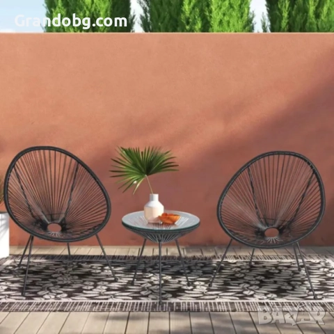 Градински Комплект „Савана“ – 2 Кресла и Маса