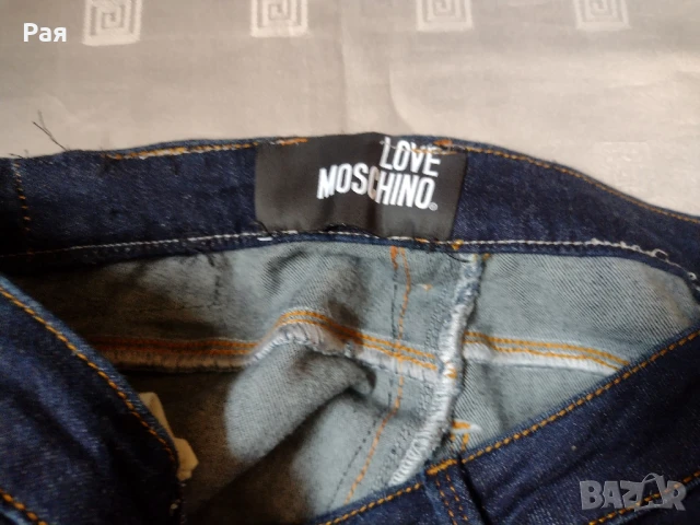 Дънки деним слим Love Moschino, снимка 9 - Дънки - 50705725