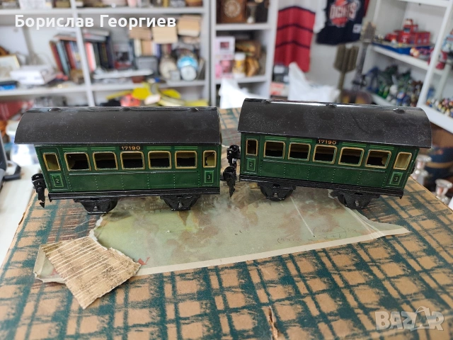 Механична играчка влак влакче Германия Marklin 880/2, снимка 13 - Колекции - 53958340