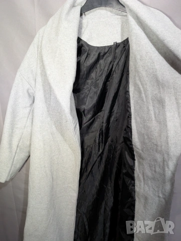 елегантно  дълго палто, вдъхновено от стила на Christian Dior размер М , снимка 6 - Палта, манта - 53878608