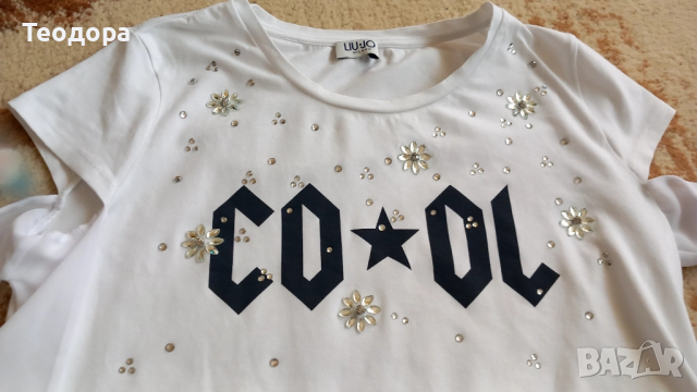 Уникална Liu Jo, снимка 3 - Тениски - 51514512