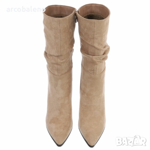 Дамски боти на висок ток, 3цвята , снимка 17 - Дамски боти - 52873625