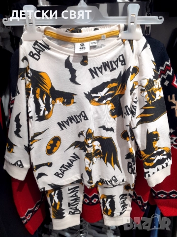 Нови детски пижами с Батман и Спайдърмен, снимка 2 - Детски пижами - 52506700