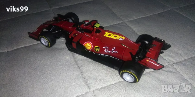 Bburago Ferrari SF1000 1:41 Shell Racing Bluetooth , снимка 3 - Колекции - 46955234