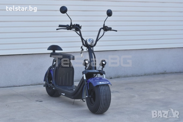 Електрически скутер BIG CITY HARLEY X7 ULTRA 1500W 60V 13Ah с LED фарове, снимка 6 - Мотоциклети и мототехника - 52426469