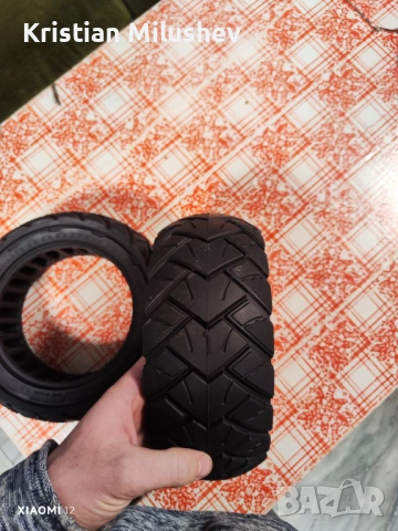 Бандажни гуми с размери 90/65-6.5, снимка 4 - Гуми и джанти - 53916540