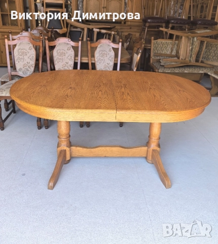 Разтегателна трапезна маса 2,80 м. , снимка 2 - Маси - 51435563