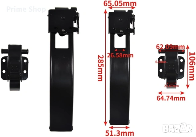 К-кт 2бр ограничители за задни врати за Mercedes Sprinter и VW Crafter, снимка 2 - Части - 53752602