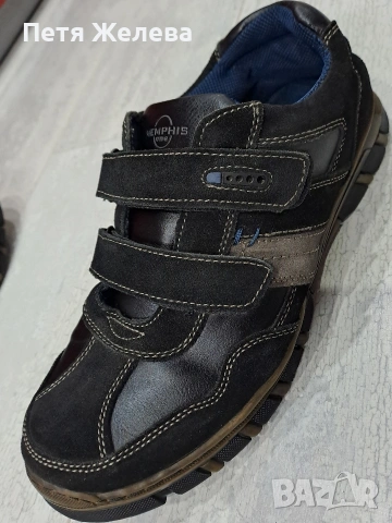 Мъжки обувки от естествена кожа  MEMPHIS, снимка 5 - Ежедневни обувки - 53231959