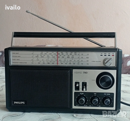 PHILIPS-780 Радио Като Ново! 1978г., снимка 9 - Радиокасетофони, транзистори - 53426246