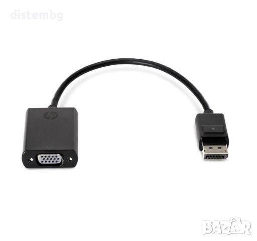 HP DisplayPort към VGA адаптер, снимка 1 - Кабели и адаптери - 46555828