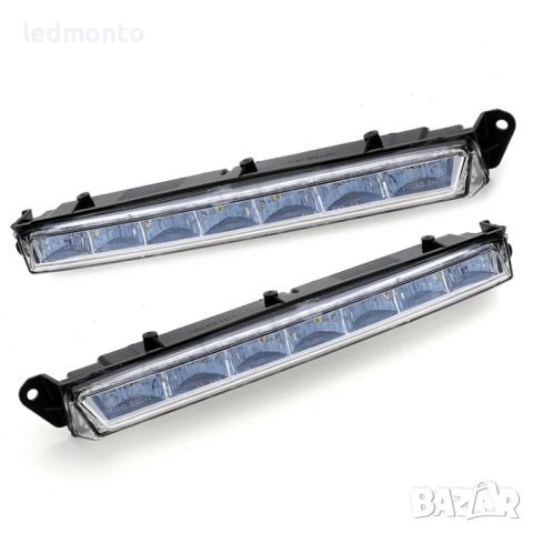 LED Дневни светлини с функция мъгла за Mercedes GL-Class X164 X166 w164, снимка 6 - Части - 45251377