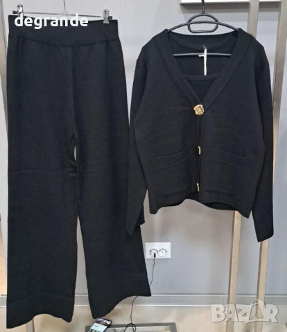 Дамски комплект 3 части Плетиво, снимка 2 - Комплекти - 53158607