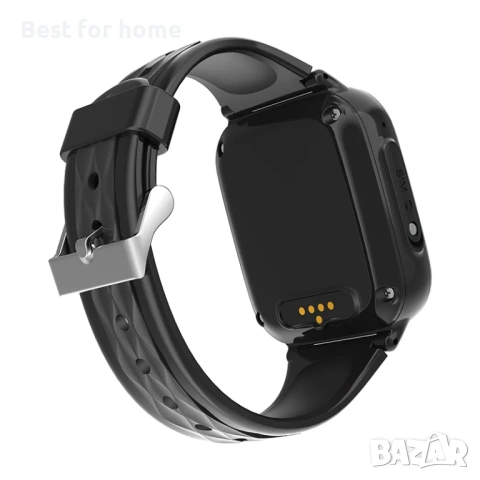 Детски Смарт часовник NUBKI D31, 4G, GPS+LBS+Wi-Fi+AGPS Tracking, Крачкомер, Мониторинг на съня, Чер, снимка 4 - Смарт гривни - 54268647
