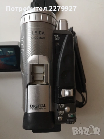 Panasonic Leica Dicomar 3CCD MiniDV NV-GS70 видео камера , снимка 10 - Камери - 53901251
