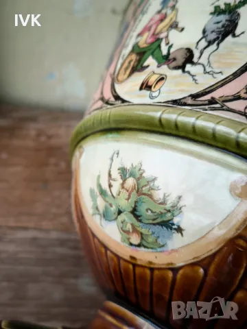 Антикварен VILLEROY & BOCH METTLACH, снимка 14 - Антикварни и старинни предмети - 49967320