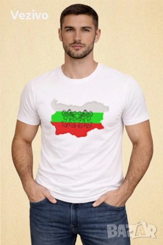Тениска Карта България, снимка 2 - Тениски - 54077882
