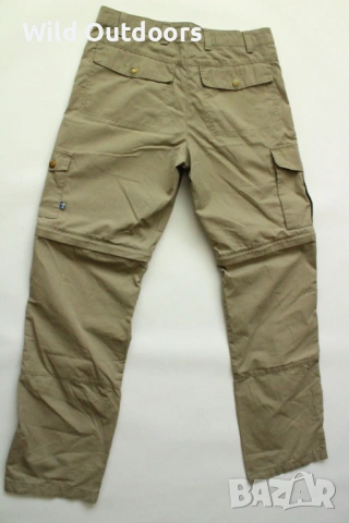 FJALLRAVEN Karl Zip-off trousers - мъжки панталон, размер 46 (S), снимка 6 - Екипировка - 54195428