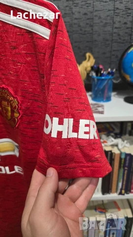 мъжка тениска Adidas Manchester united размер М , снимка 4 - Тениски - 51240411