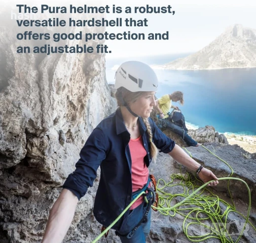 Здрава каска Salewa Pura за катерене и др., унисекс, р-р S-M, снимка 3 - Спортна екипировка - 50878097