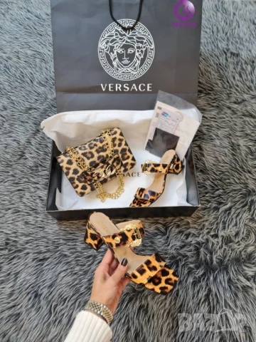 обувки на ток versace , снимка 3 - Дамски обувки на ток - 51307138