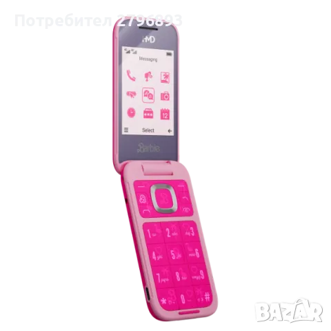 HMD Barbie телефон нов с гаранция, снимка 2 - Други - 49338848