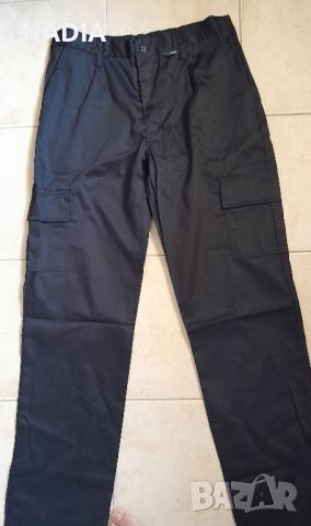 Черен мъжки работен панталон за охранител, снимка 3 - Панталони - 46320063