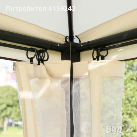 Луксозна градинска шатра с люлка и функция сън за пълен релакс, снимка 2 - Градински мебели, декорация  - 53936743