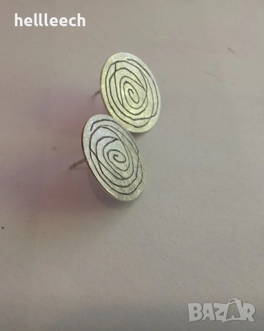 Сребърни обеци, снимка 3 - Обеци - 54258869