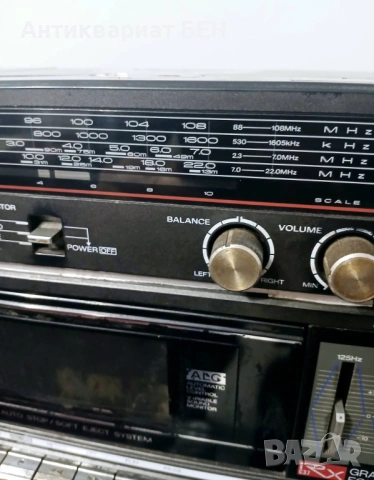📻 Vintage Boombox – National RX-C37 – Japan – Graphic Equalizer 💯 , снимка 9 - Антикварни и старинни предмети - 53751030
