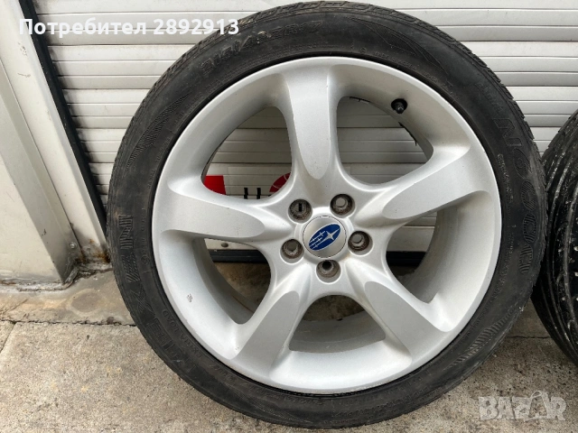 Джанти субару 17, снимка 2 - Гуми и джанти - 53844771