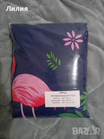 Спален комплект от 4 части, снимка 2 - Спално бельо - 53857246