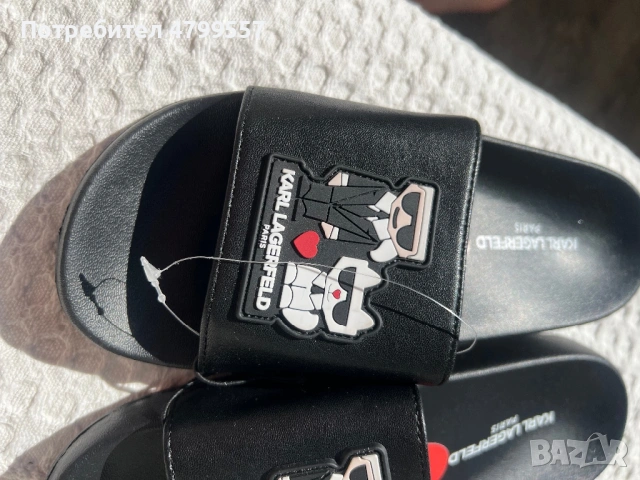 Дамски летни чехли Karl Lagerfeld, снимка 2 - Чехли - 54223884