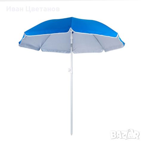 Плажен чадър с метална основа и чупещо се рамо Muhler, снимка 1 - Други стоки за дома - 46461531