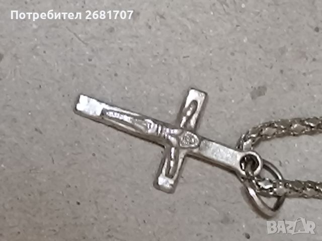 Сребърен синджир , снимка 2 - Колиета, медальони, синджири - 45903657