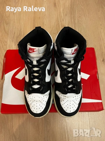 Nike Dunk High Panda - оригинални, снимка 3 - Маратонки - 53255908